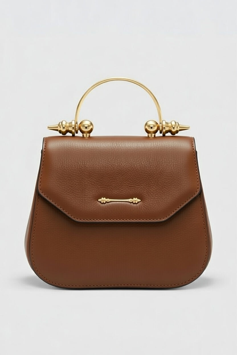 Okhitin Hand Bag  brown
