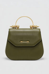 Okhitin Hand Bag  olive green