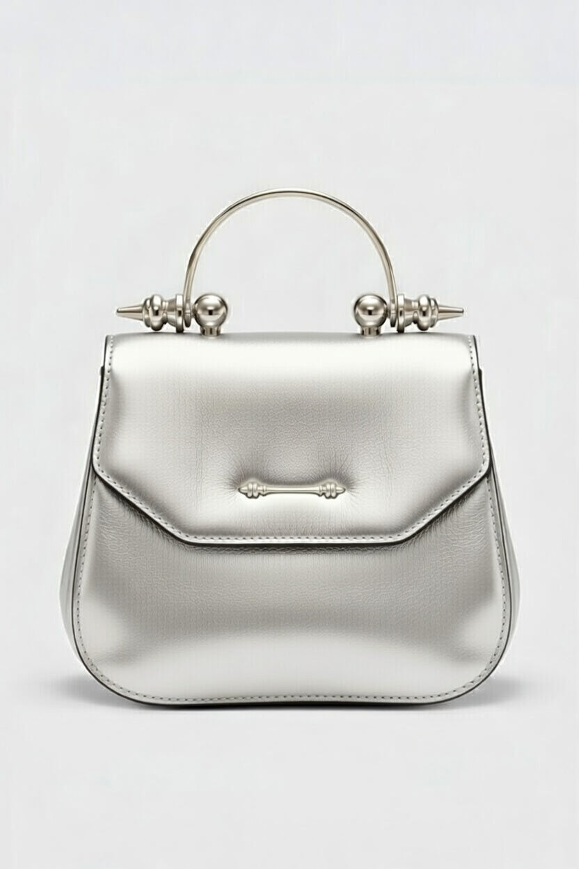 Okhitin Hand Bag silver