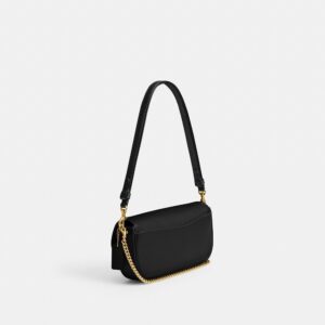 Black Brook Flap Chain Bag coach outlet
