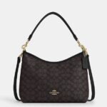 Black Monogram C-OA-CH Laurel Shoulder Bag
