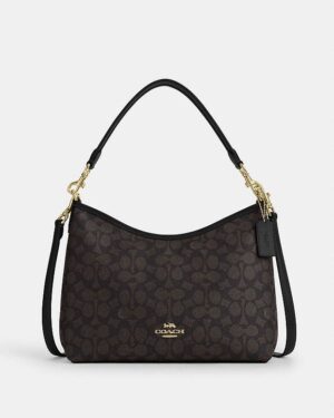 Black Monogram COACH Laurel Shoulder Bag – Outle