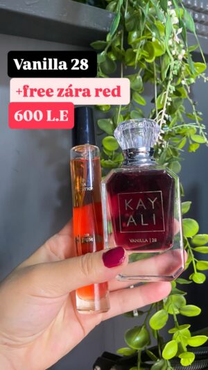 Buy 1 get 1 Kayali Vanilla 28 – 50ml + Free zàra Red Temptation | 30ml